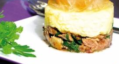 Croustillant de canard au pain d’épices