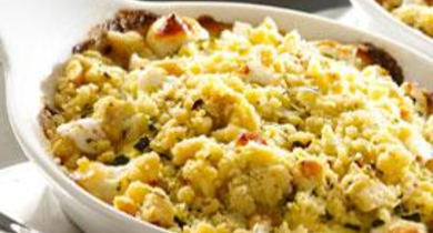 Crumble Courgettes Chèvre