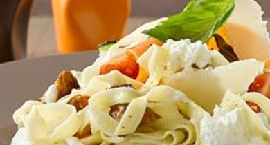 Duo de tagliatelles aux girolles