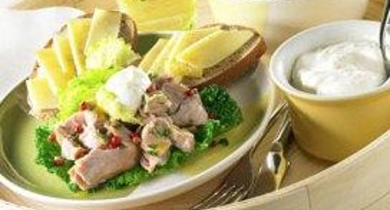 Emietté de jarret de veau au raifort