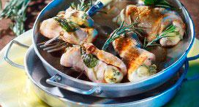 Escalopines de veau au gorgonzola