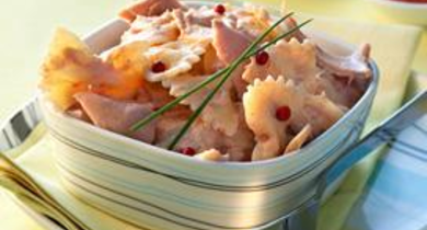 Farfalles sauce Ricotta et coulis de tomate au thon