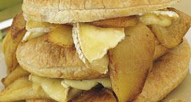 Feuilleté aux pommes et au camembert Lanquetot