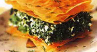 Feuilletés d'épinards