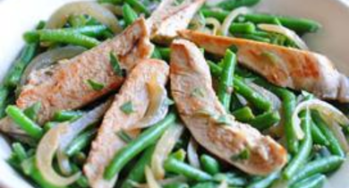 Fricassée de poulet aux haricots verts Primevère