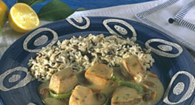 Fricassée de veau à la Crétoise