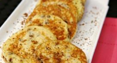 Galettes croustillantes de semoule et pépites de coco