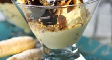 Glace, Petit Pot de Crème aux éclats d’Amandes La Laitière 