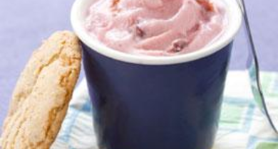 Glace minute bio aux cerises