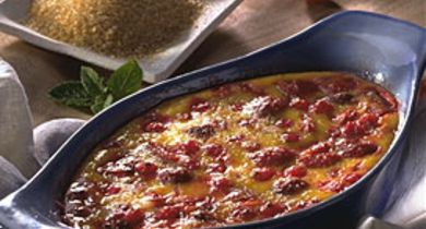 Gratin de Fruits Rouges au Gingembre