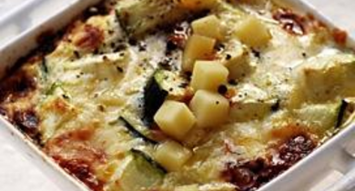 Gratin de courgettes au comté