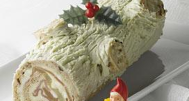 La bûche de Noël au roquefort