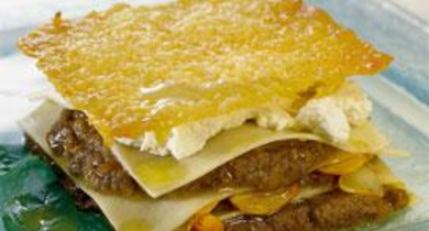 Recette des lasagnes au caviar d'aubergine