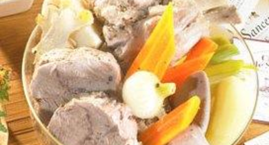 Le pot au feu de veau les Vitelliers au gingembre