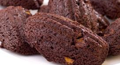 Madeleines au chocolat et pommes