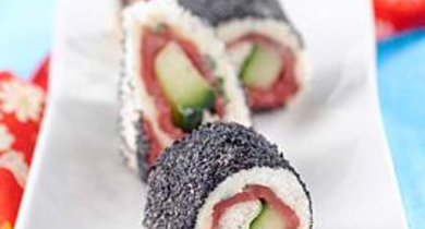 Maki italien au boeuf et au concombre 