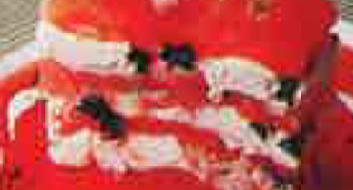 Mille-feuille de tomate au chèvre frais