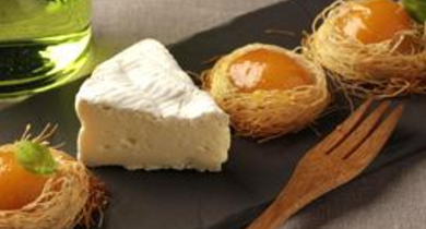 Mon Lanquetot en croustille d'abricots au parfum de basilic