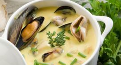 Moules à la crème