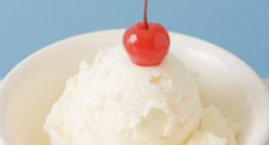 Mousse Glacée à la Cerise Confite