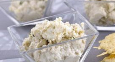 Mousse d'artichaut et tuiles à l'emmental