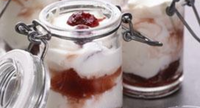 Mousse de fruits rouges