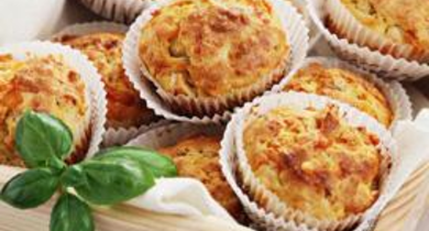 Muffins au jambon et 3 fromages