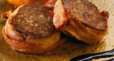 Noisettes de biche au caramel de vinaigre balsamique