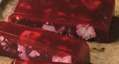 Nougat de betteraves aux pépites de bleu des causses 