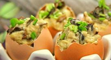 Œufs brouillés aux cèpes