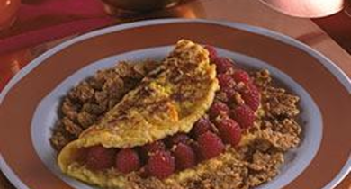 Omelette soufflée aux Framboises