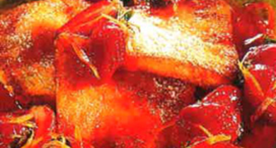 Pain perdu aux fraises