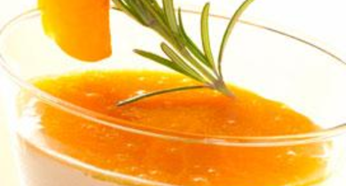 Panna Cotta au Romarin et Marmelade d'abricots au miel