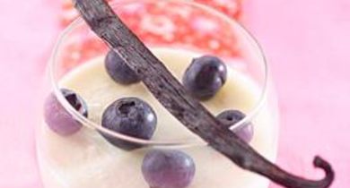 Panna Cotta aux myrtilles 