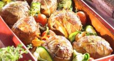 Paupiettes de veau Provençale légumes grillés