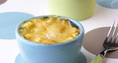 Petits gratins de blettes aux deux fromages