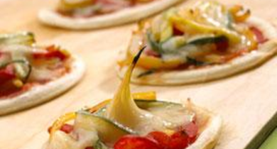 Pizzettes du soleil à l'emmental