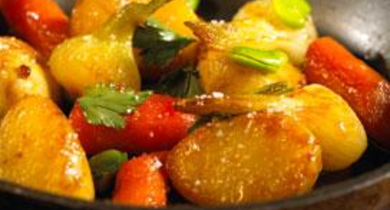 Poêlée de légumes printaniers