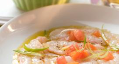 Poisson cru mariné aux clémentines