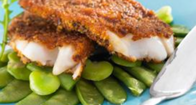 Poisson pané épicé