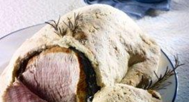 Quasi de veau aux algues en croute de sel de Guérande