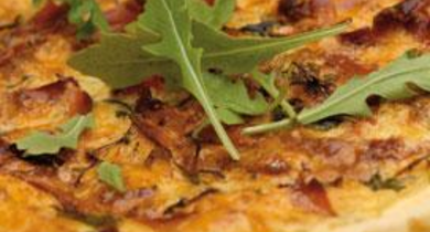 Quiche à la roquette