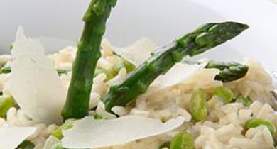 Risotto aux légumes de printemps