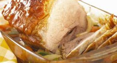 Rôti de porc moelleux au lait