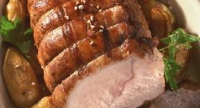 Rôti de veau au beurre salé