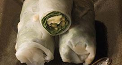 Rouleaux d'automne en fondant de brie de Meaux