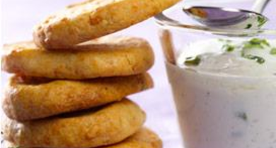 Sablés à l’Emmental et fleurs de thym