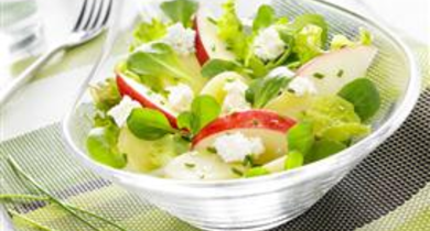 Salade de pommes au Rondelé saveur Chèvre