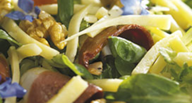 Salade paysanne au Cantal  Entre-Deux Pont de la Pierre