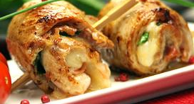 Saltimbocca de veau au Comté et à la sauge